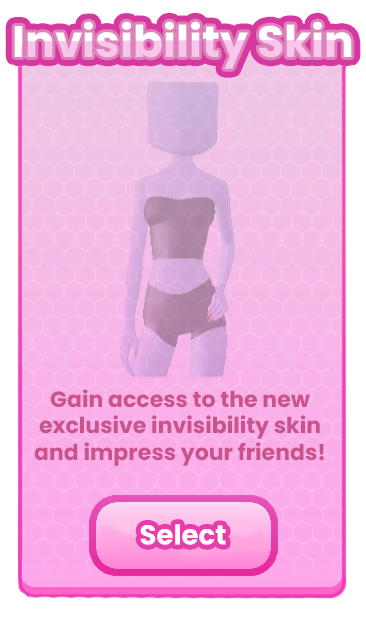 Invisibility Skin..